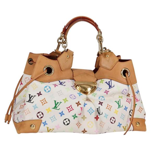 LOUIS VUITTON Monogram Multicolor Ursula Tote Bag White M40123 - Picture 1 of 16
